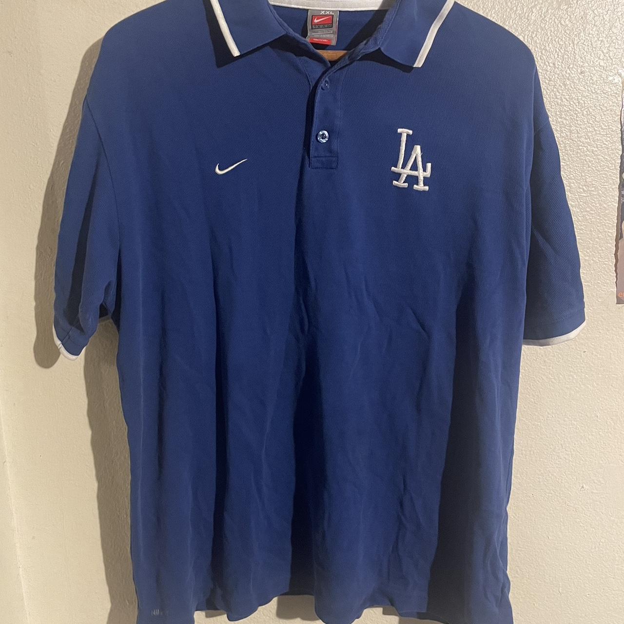 nike dodgers polo shirt