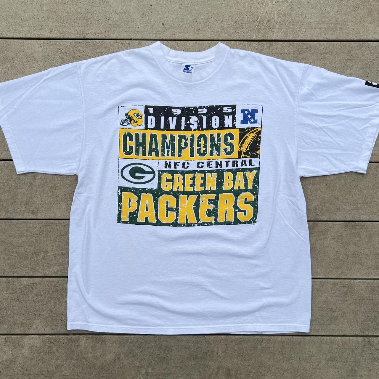 Vintage 1995 Green Bay Packers ‘NFC Central Division... - Depop