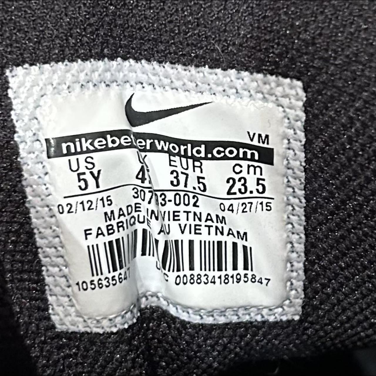 what is 5y in nike shoes