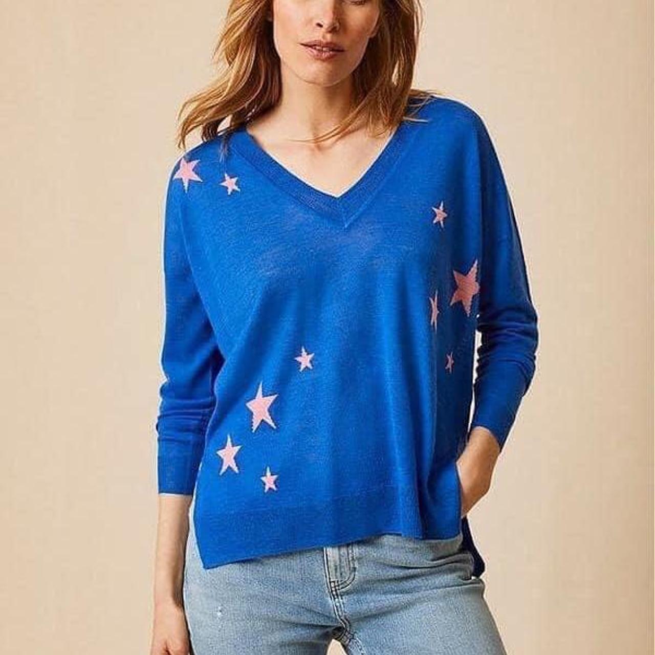 Mint velvet blue deals star jumper