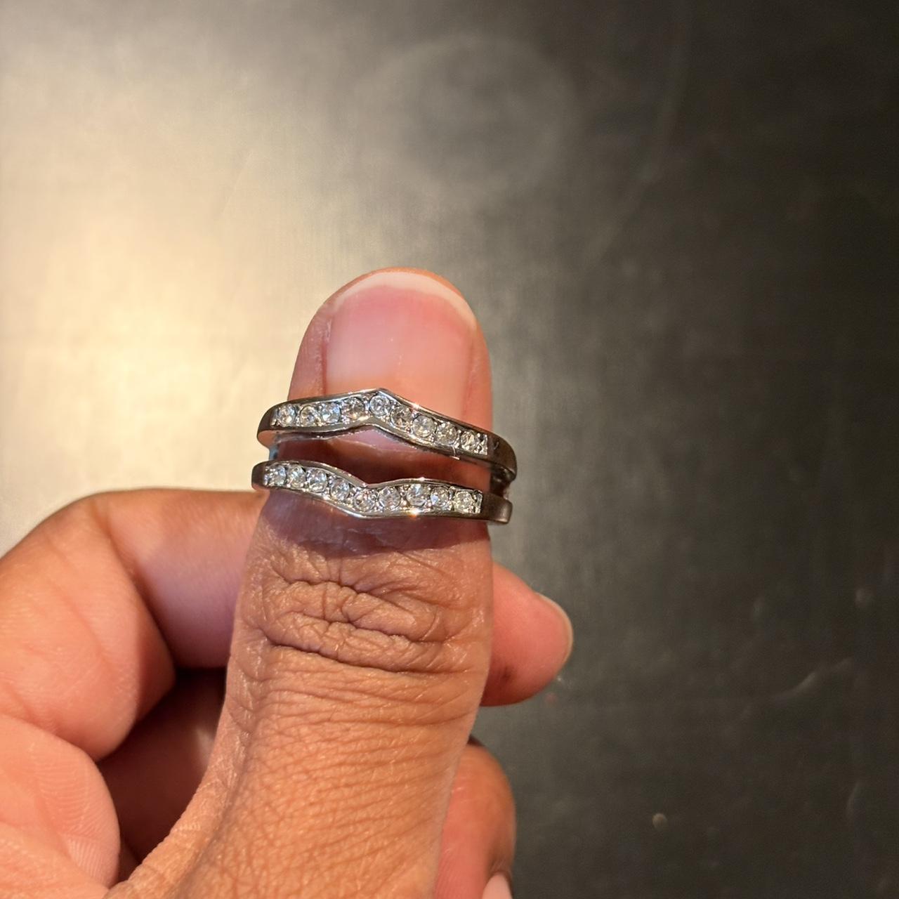 Women's Ring - Silver – Silver split ring ** slig… - image 1