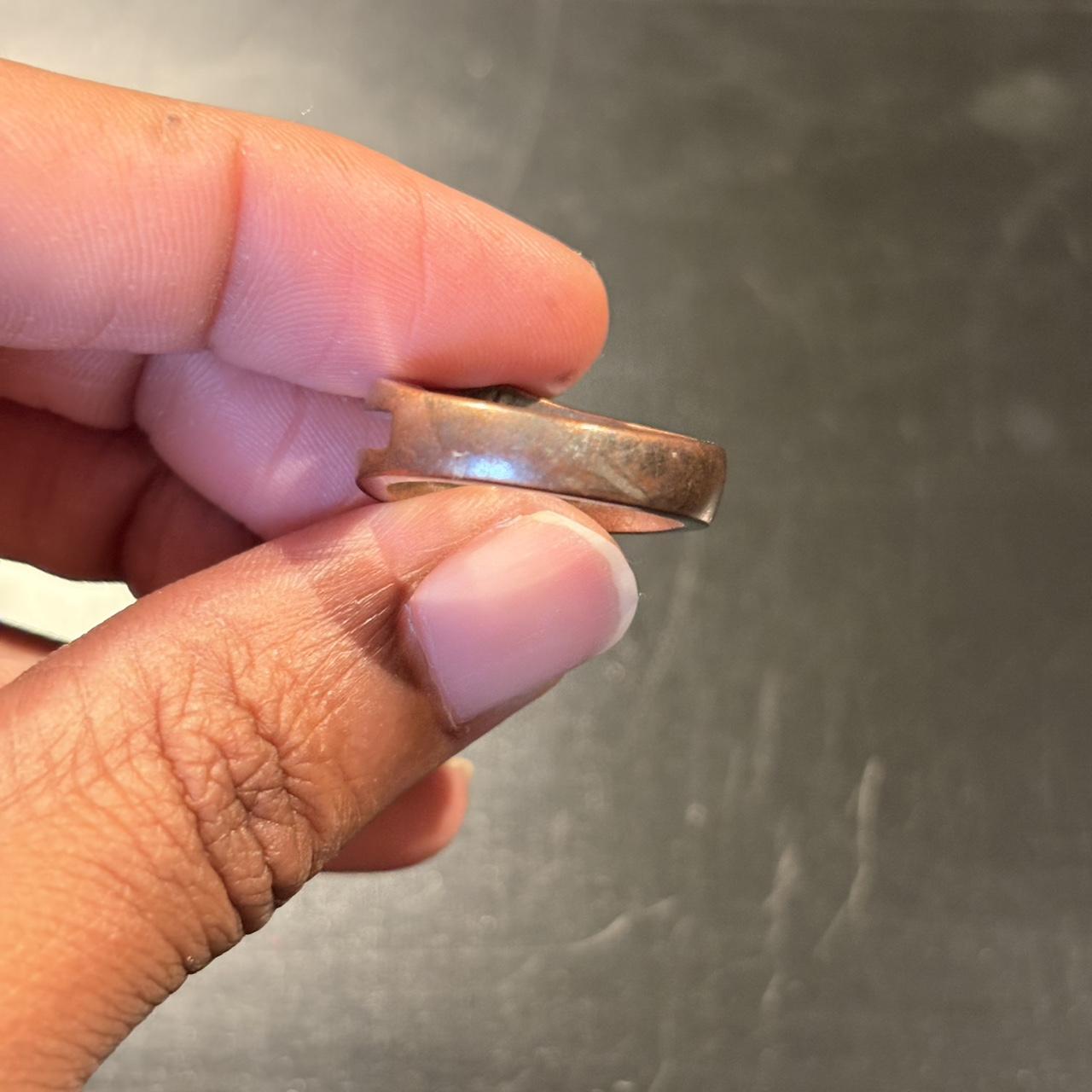 Women's Ring - Silver – Silver split ring ** slig… - image 4