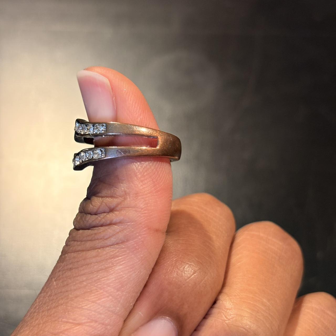 Women's Ring - Silver – Silver split ring ** slig… - image 2