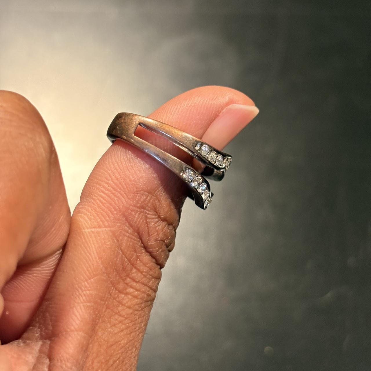 Women's Ring - Silver – Silver split ring ** slig… - image 3