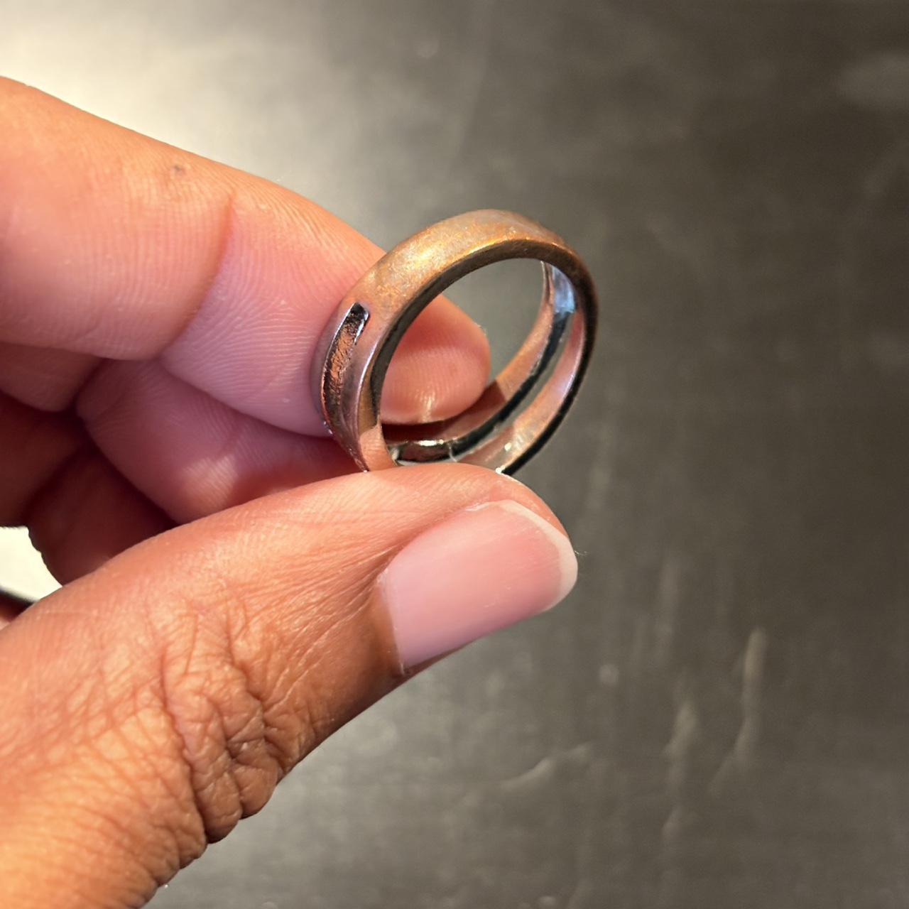 Women's Ring - Silver – Silver split ring ** slig… - image 5