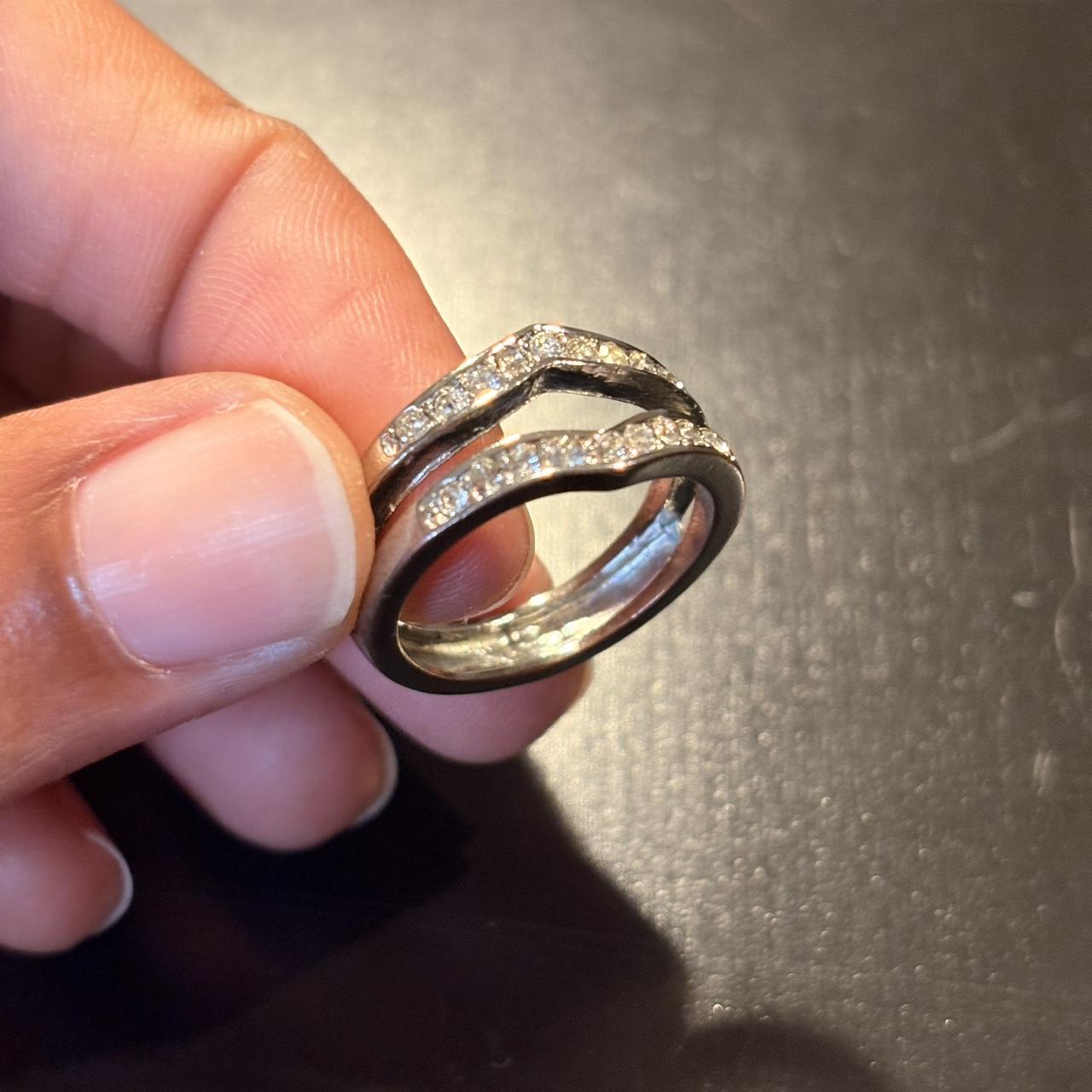 Women's Ring - Silver – Silver split ring ** slig… - image 7