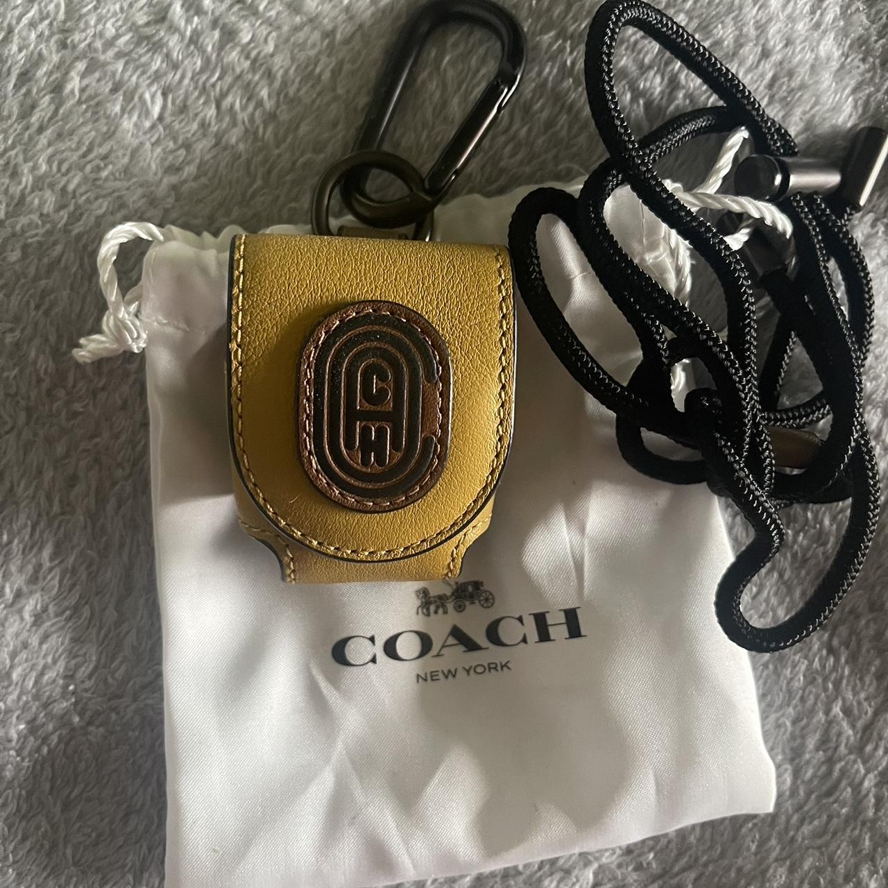 Coach AirPod case. Does not fit the pros. New - Depop
