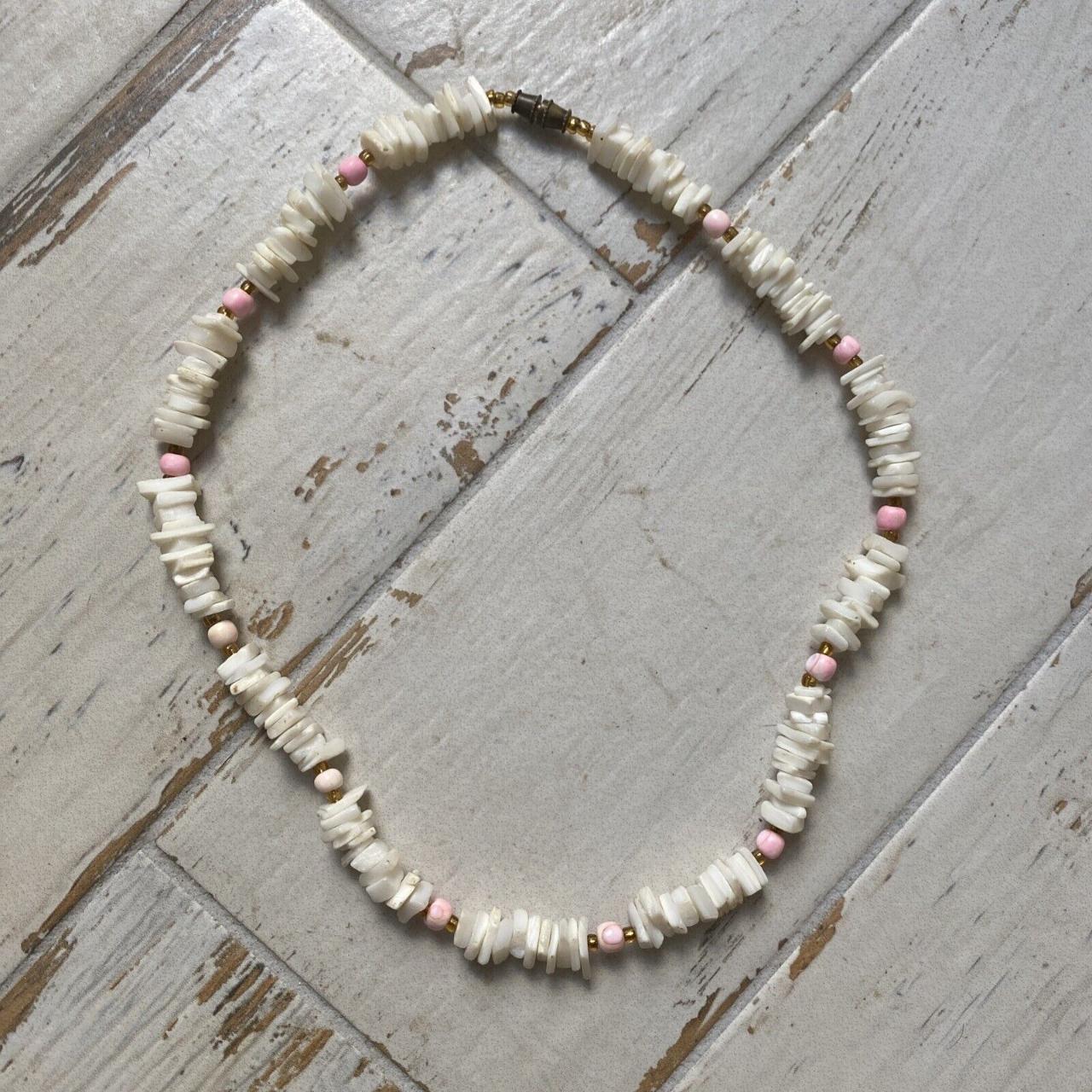 Vintage Hawaiian Puka Shell Necklace 22 1/2