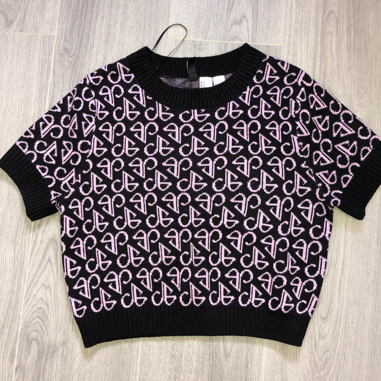 H&M x Blackpink wool knit top (M) brand new without... - Depop