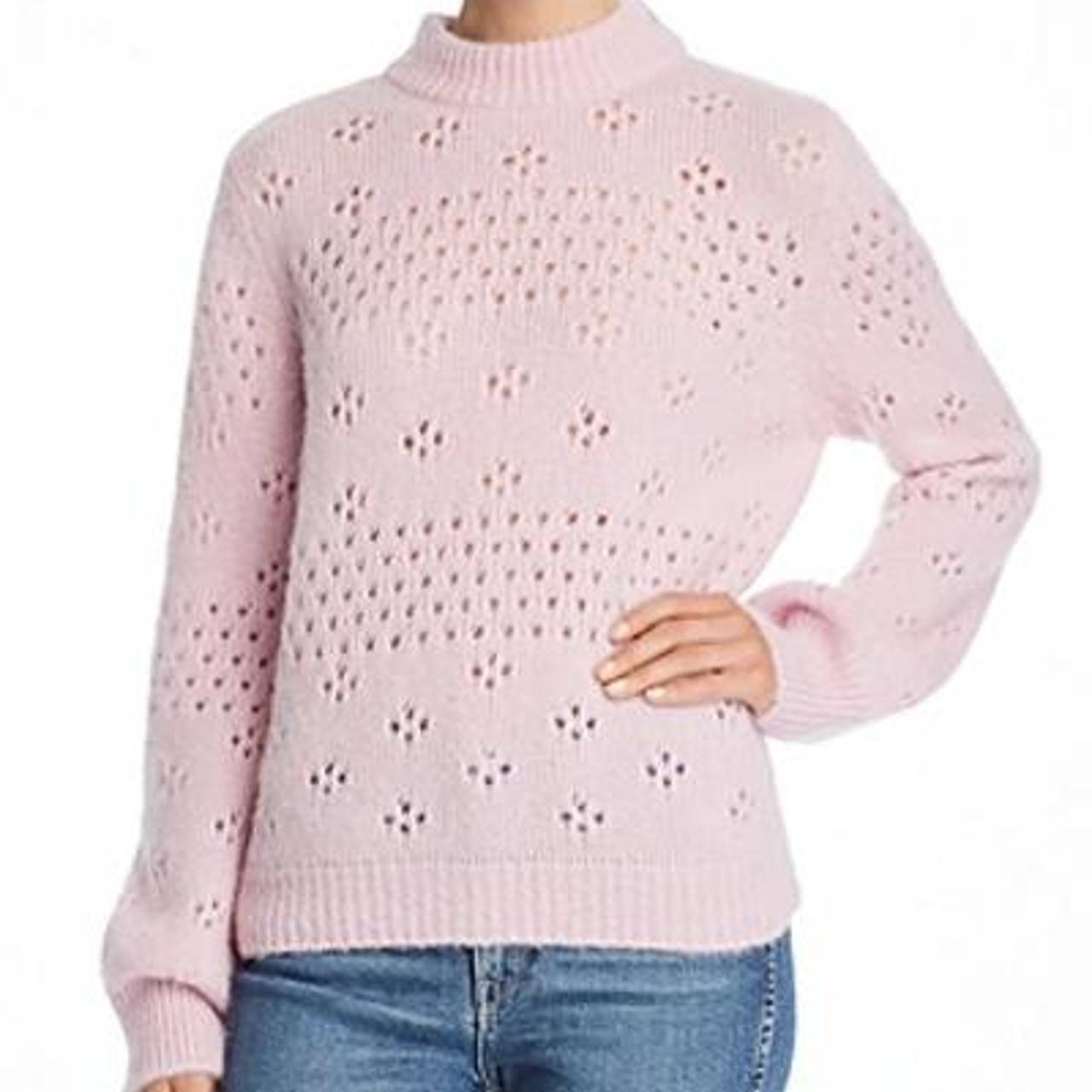 Anine Bing Candice Pointelle Sweater Rose XS S Depop