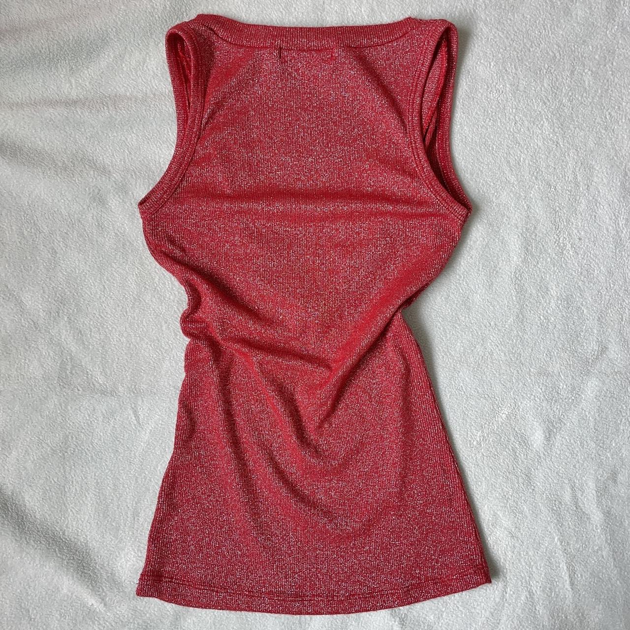 Women's Red Vest Depop