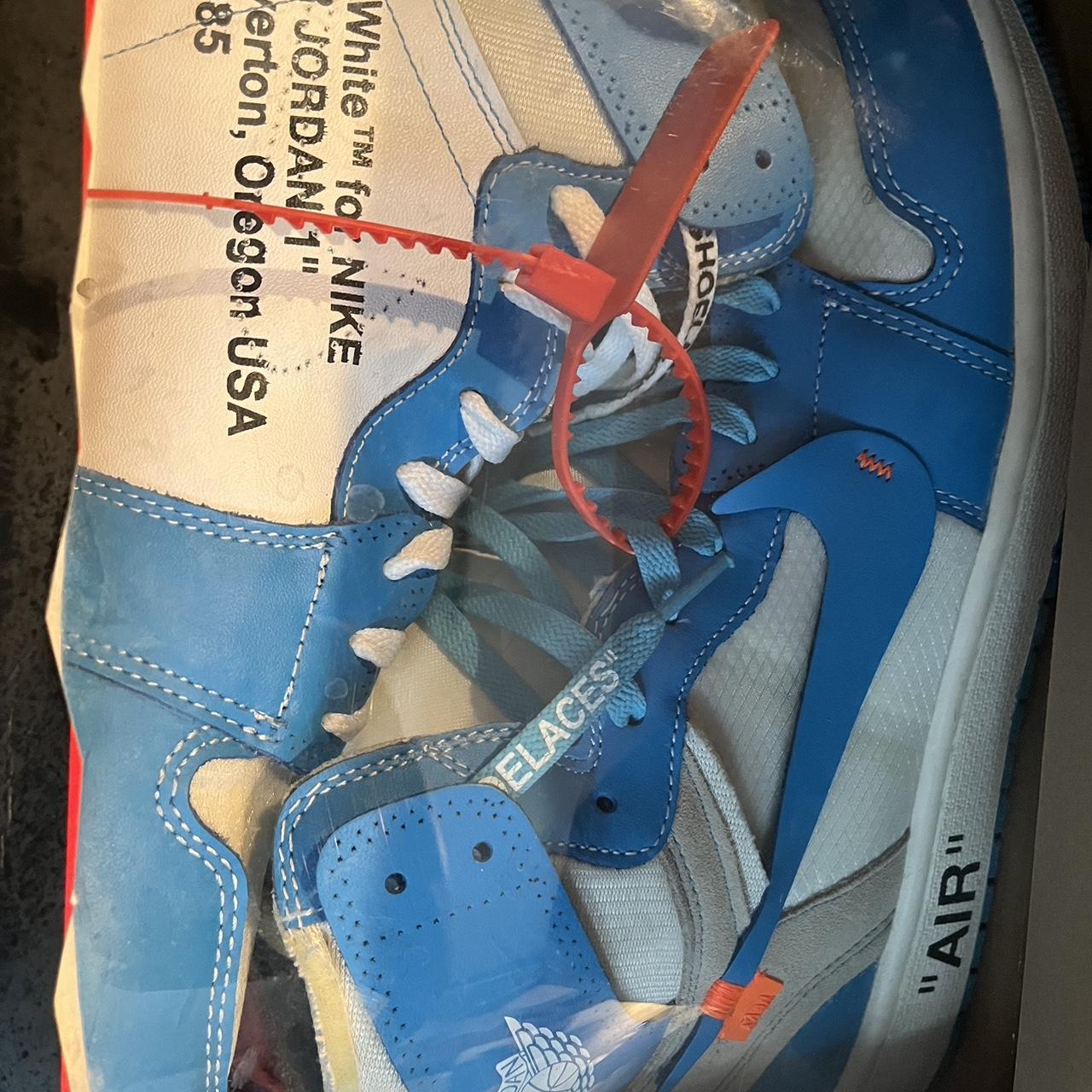 Off-White Jordan 1 UNC #Jordan #depop #vintage... - Depop