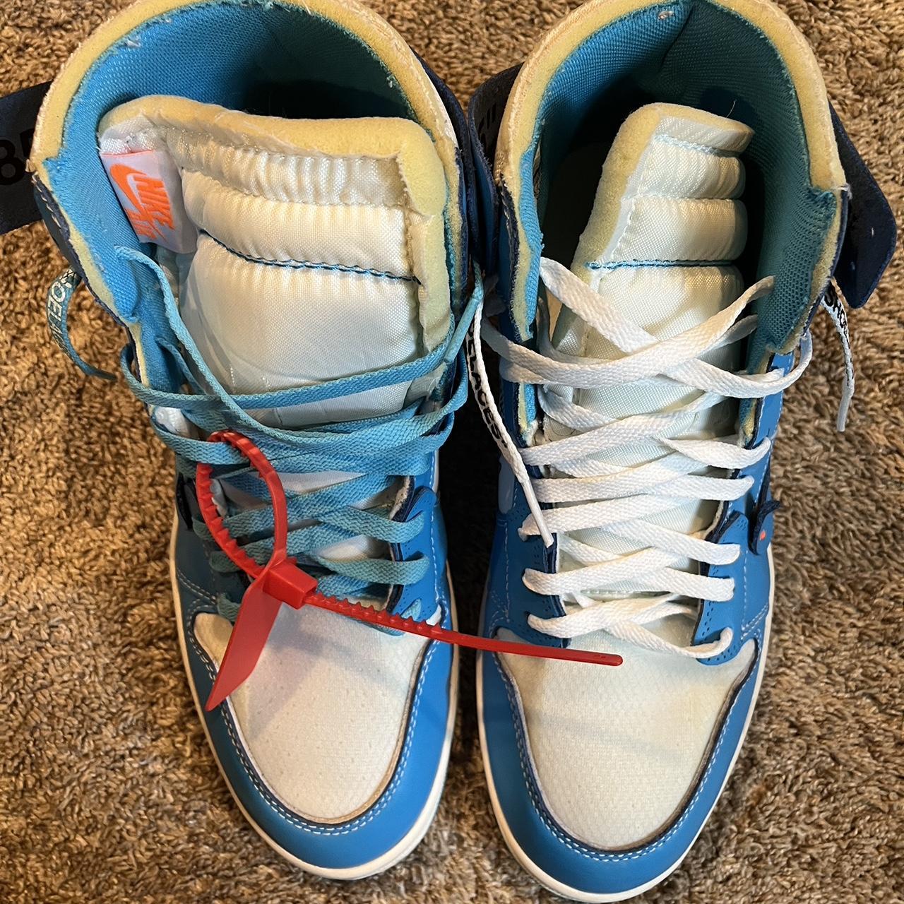 used off white jordan 1 unc