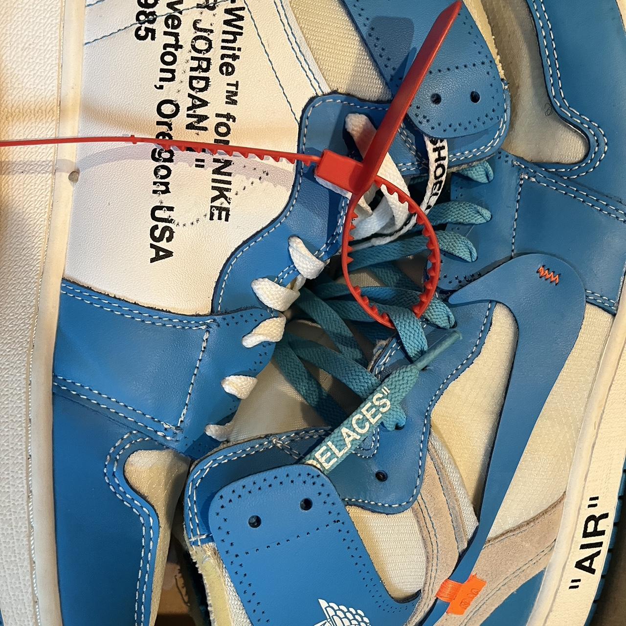 used off white jordan 1 unc