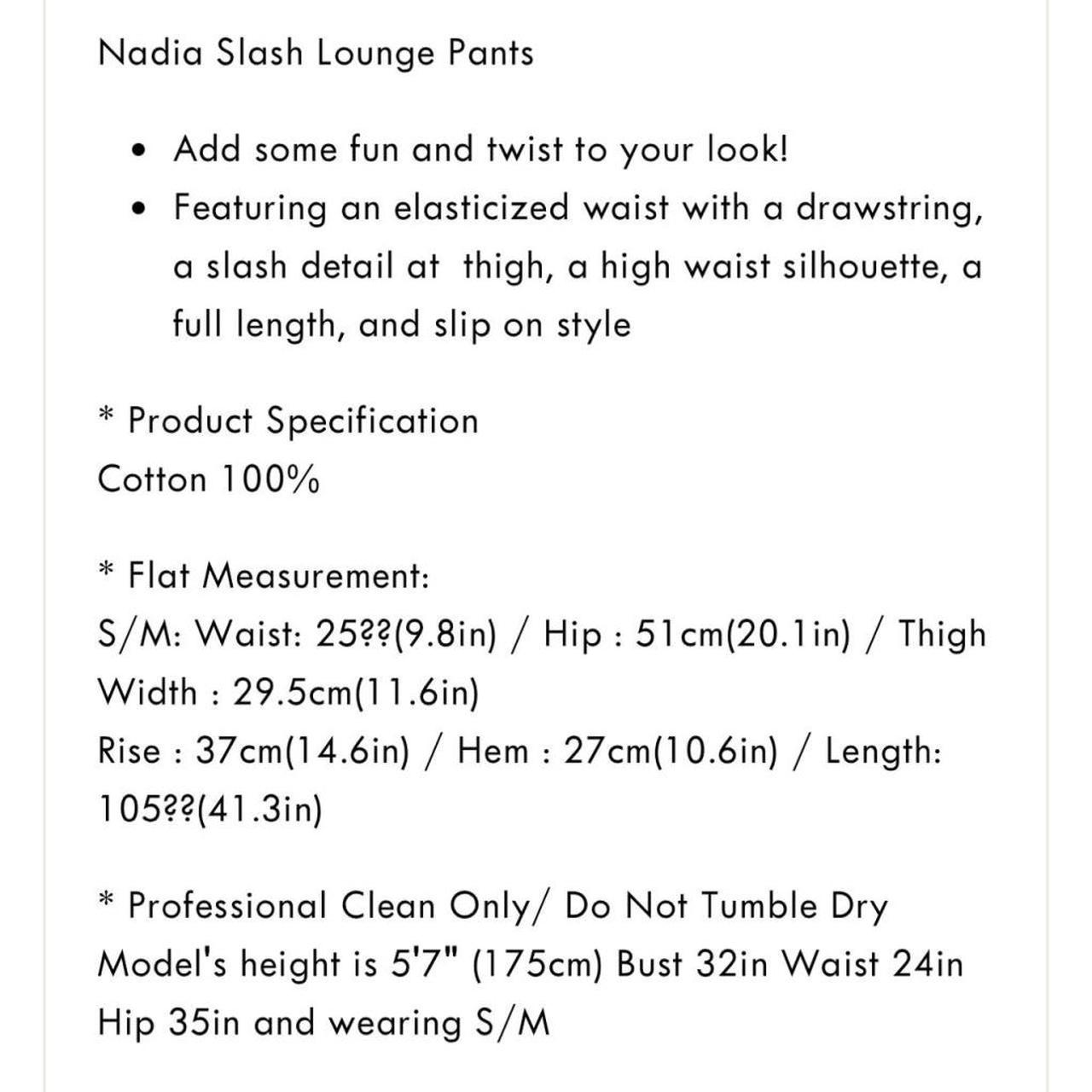 Nadia slash lounge discount pants