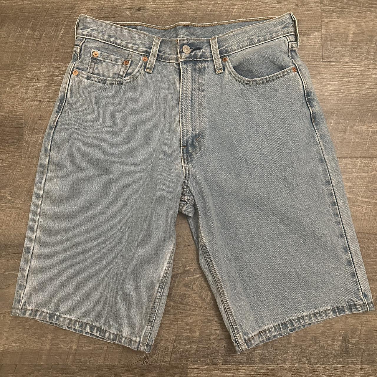 levi’s 469 loose jean 12” men’s shorts waist... Depop