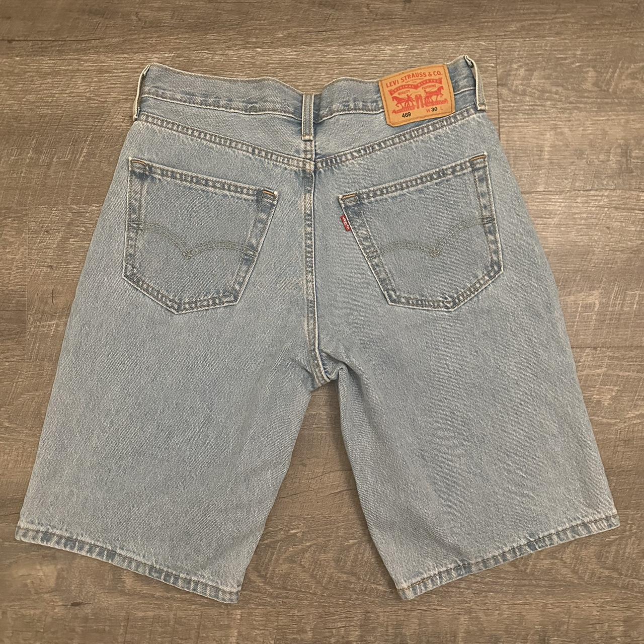 levi’s 469 loose jean 12” men’s shorts waist... Depop