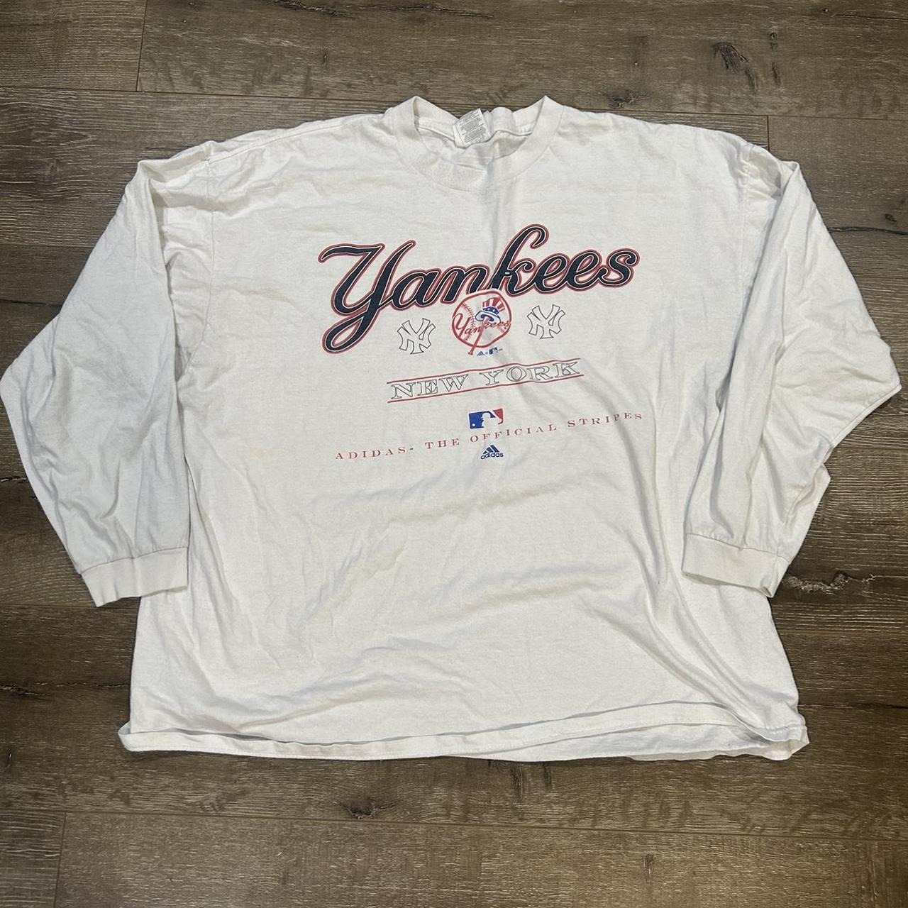 90s Vintage World series yankees long sleeve NY EST - Depop