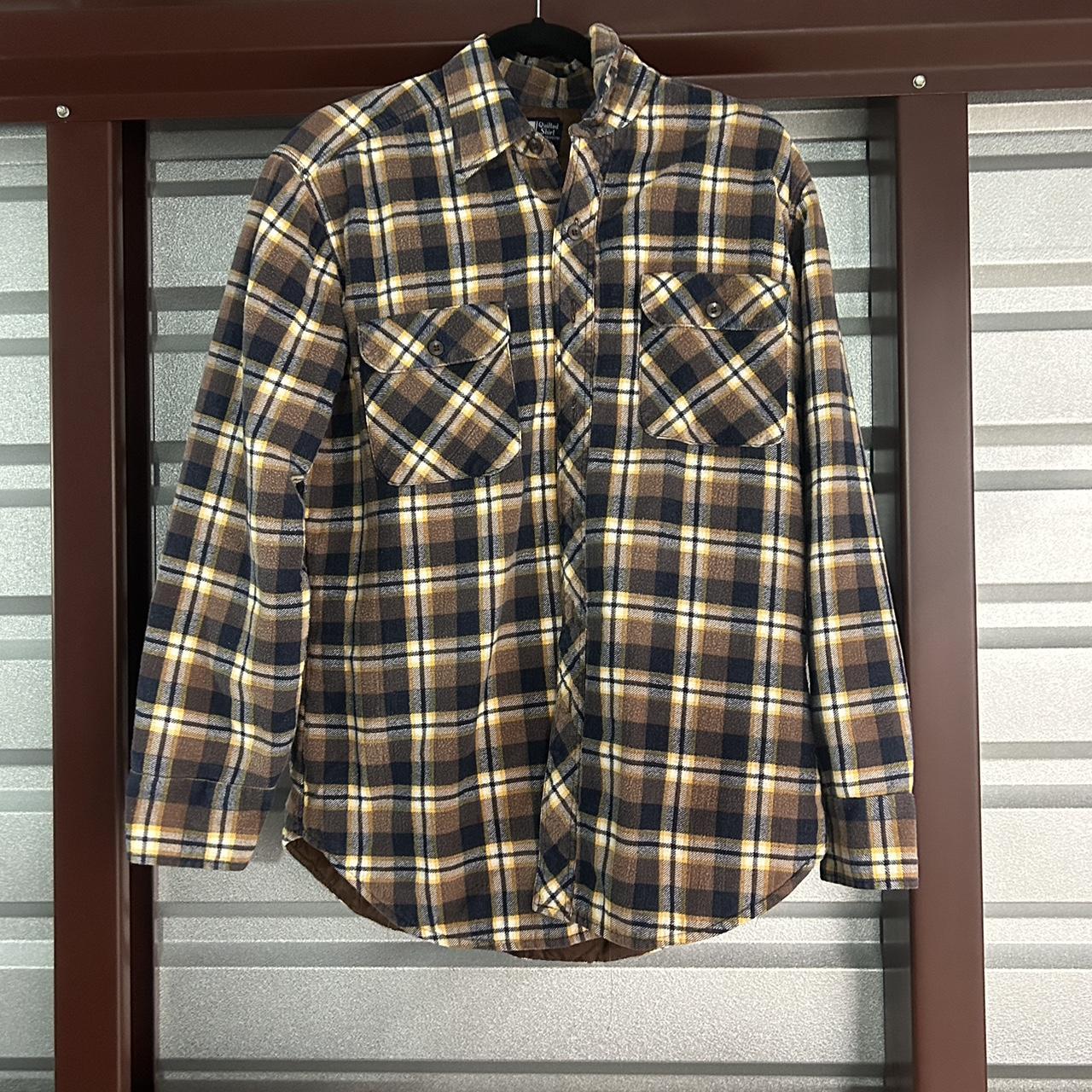 Vintage 70’s 80’s JCPennys quilted flannel - Depop