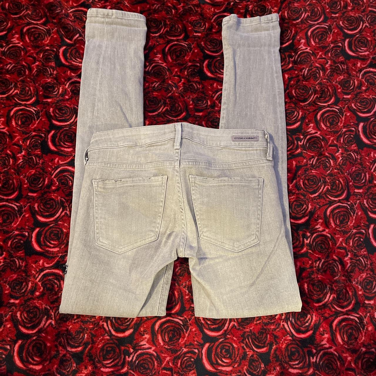 Light gray citizens of humanity jeans Size 25 - Depop
