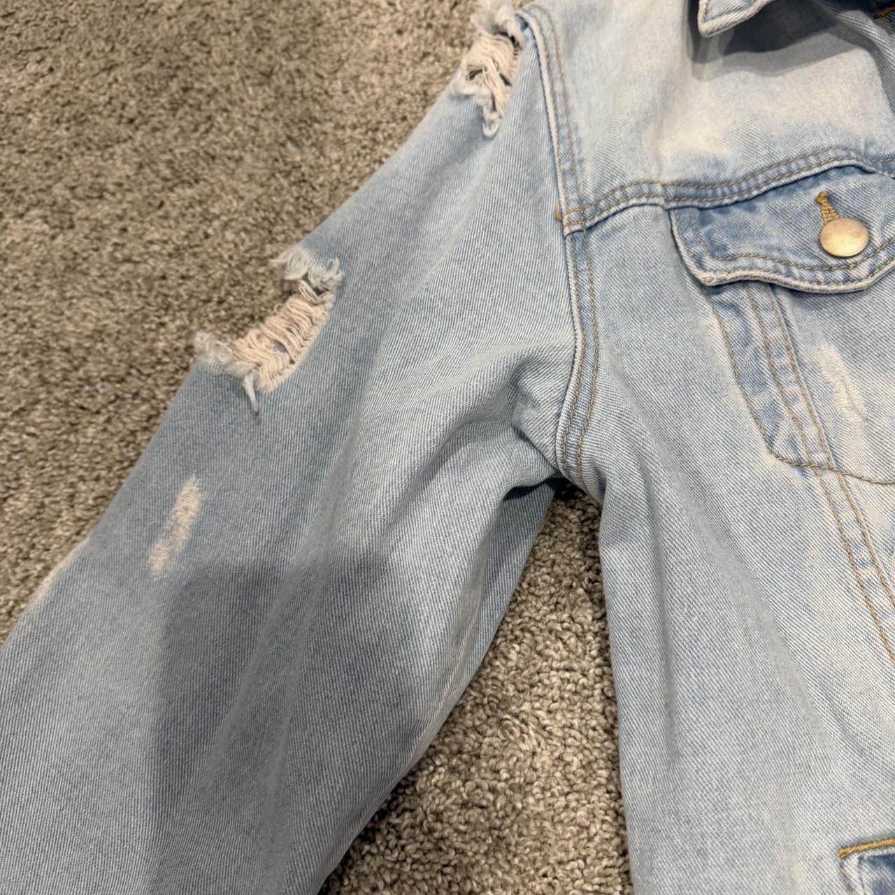 Women's Jacket - Blue – Cute patchwork denim jack… - image 6