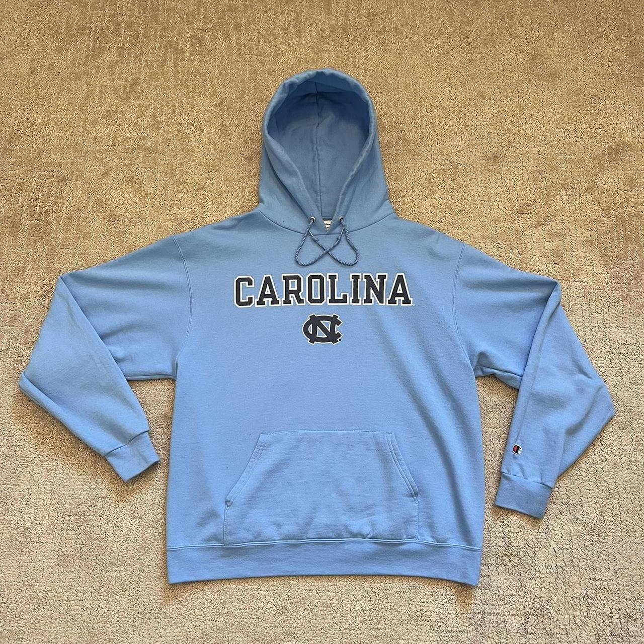 UNC Hoodie Size L Barely Worn 50 Cotton 50 Depop