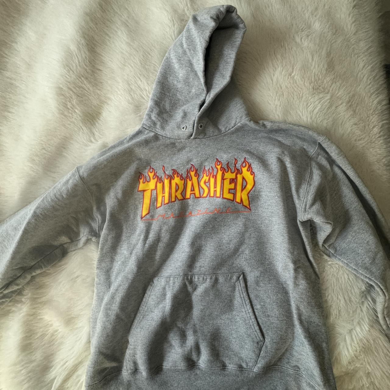 Gray thrasher hot sale hoodie