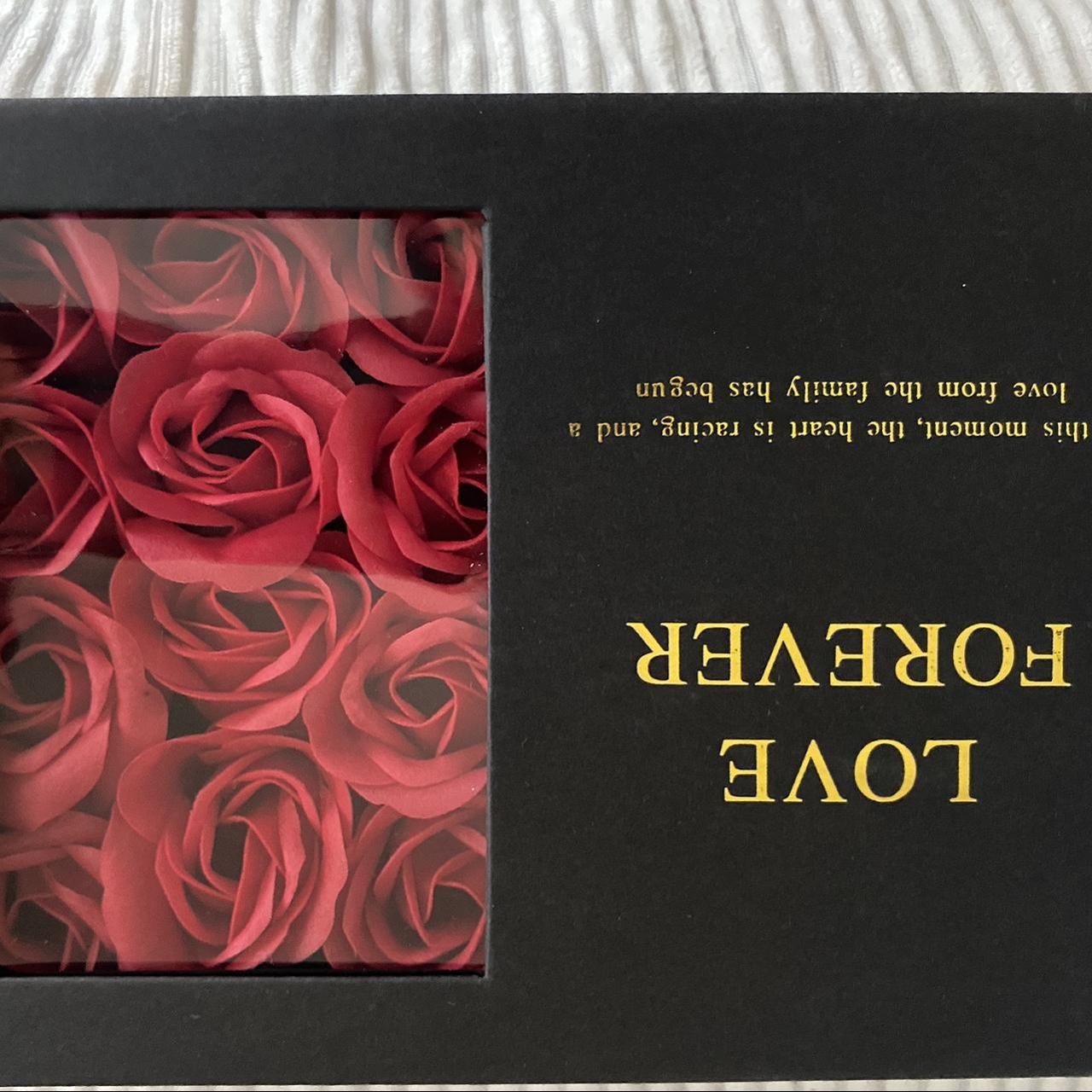 Red flower box ! Cute for couples gift ! Depop