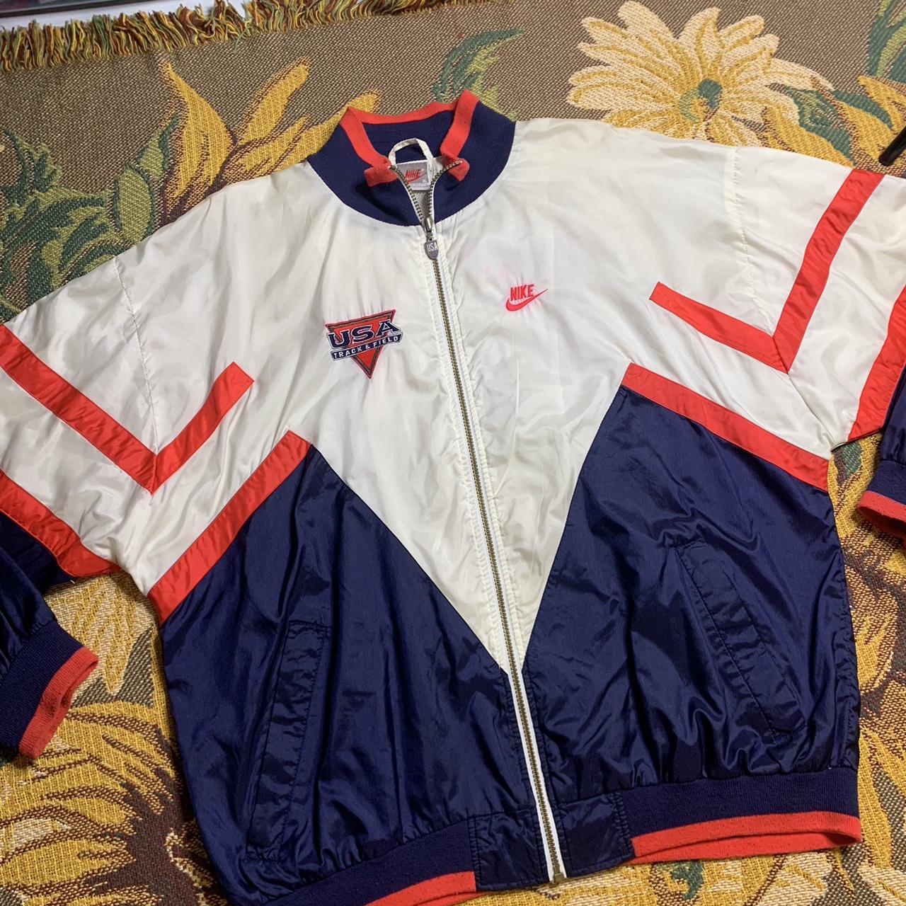 Vintage Nike 90s Olympic USA windbreaker full zip Depop