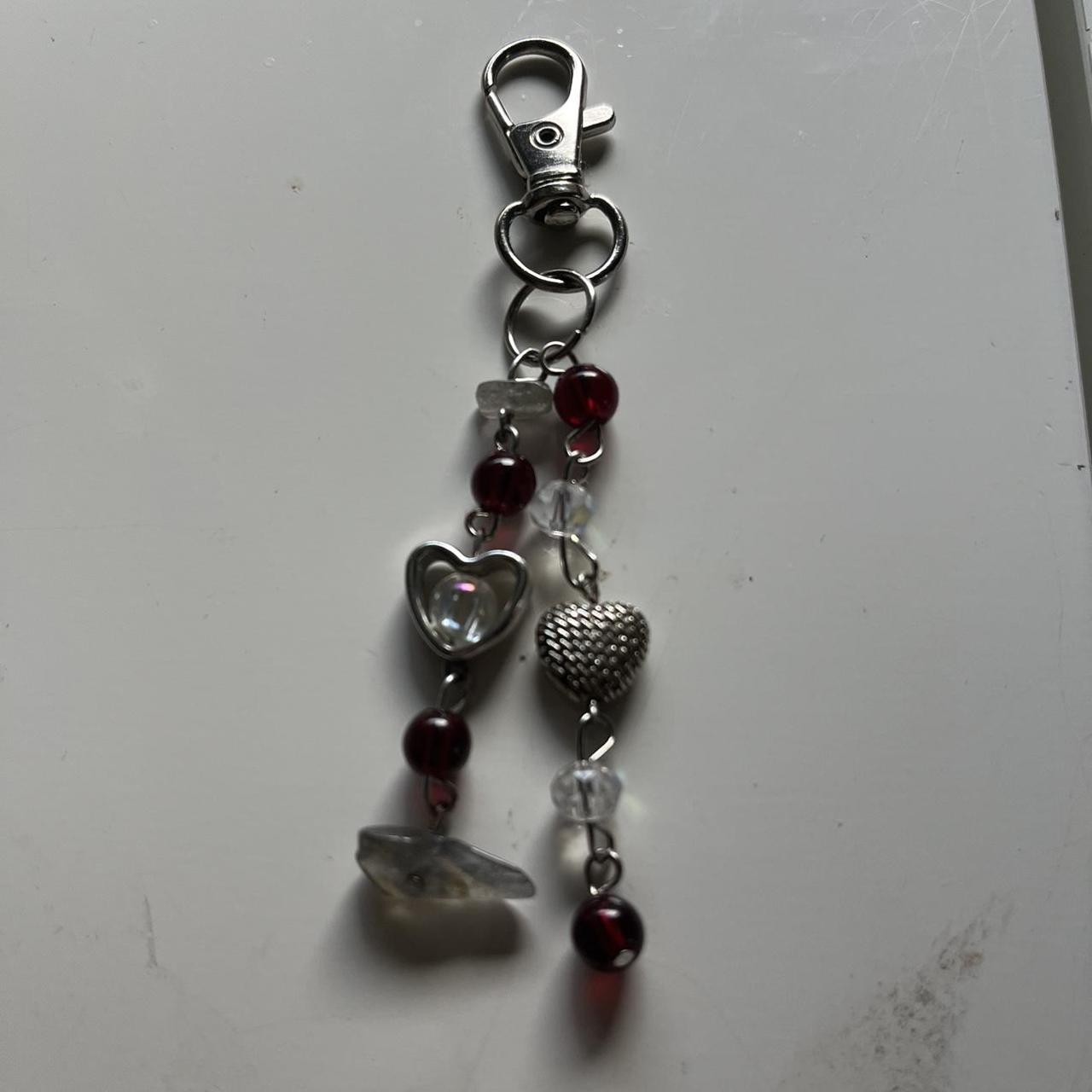 Bloody heart keychain! #crystals #vampire... - Depop