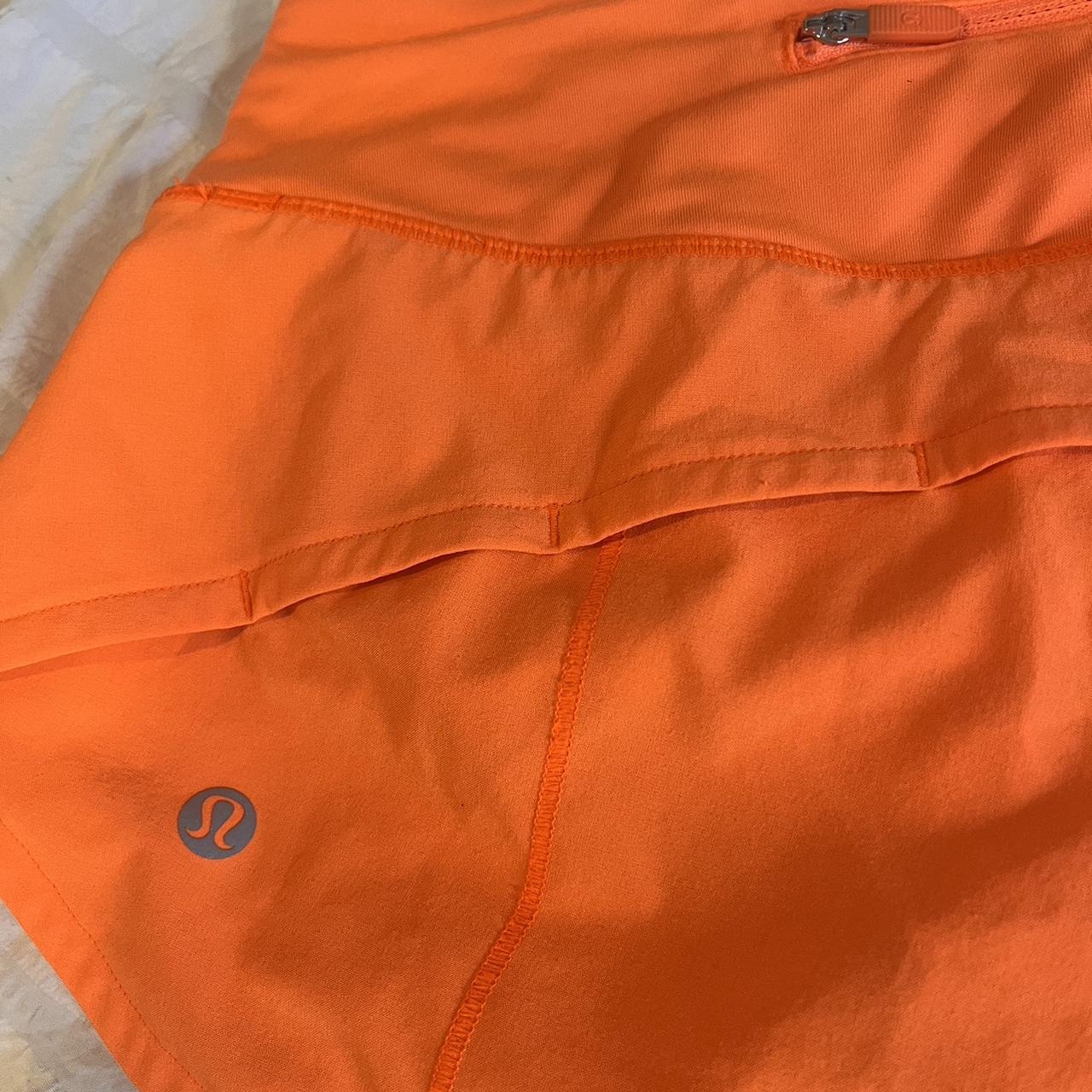 Lululemon Women's Orange Shorts | Depop