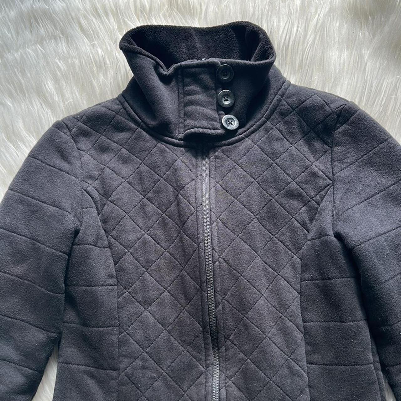 North face quilted fleece jacket best sale