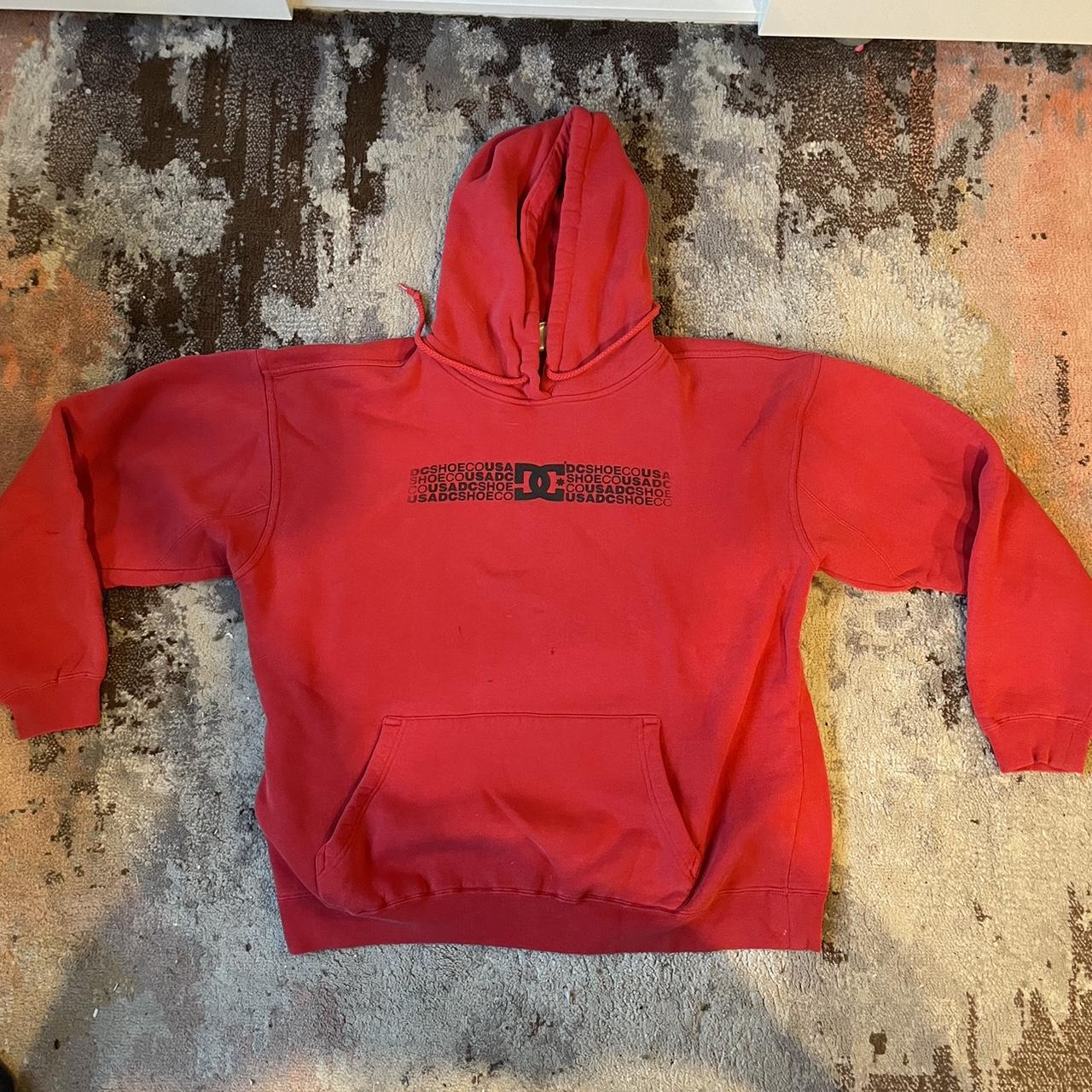 Cool Y2K DC hoodie Baggy fit - Depop