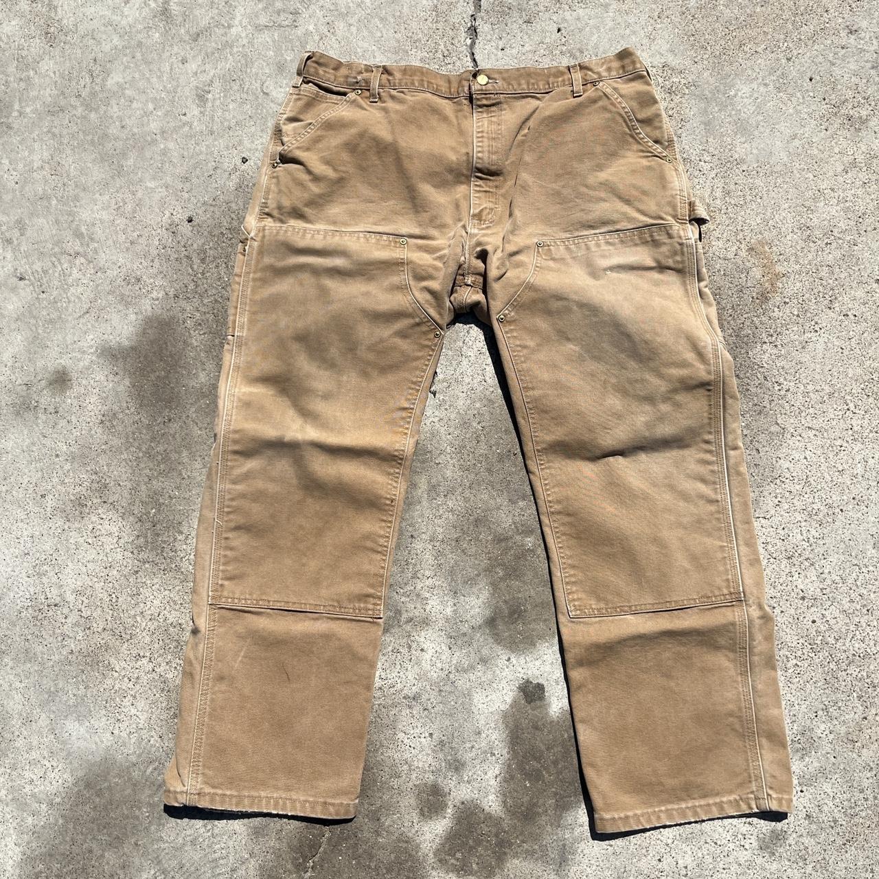 carhart jeans doubke knee size... - Depop