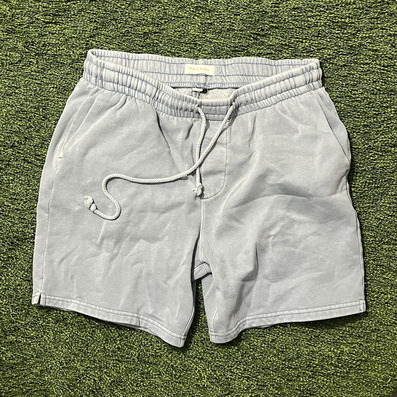 Pacsun baby blue shorts. size medium,no tag. - Depop