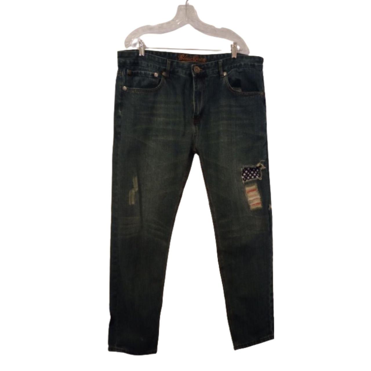 Source Unknown Men's Straight leg Distressed Jean… - image 1