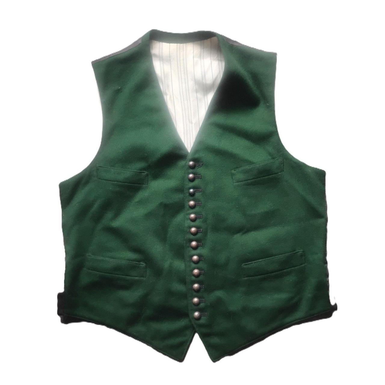 Source Unknown Men's Vest - Green - M – This prod… - image 1