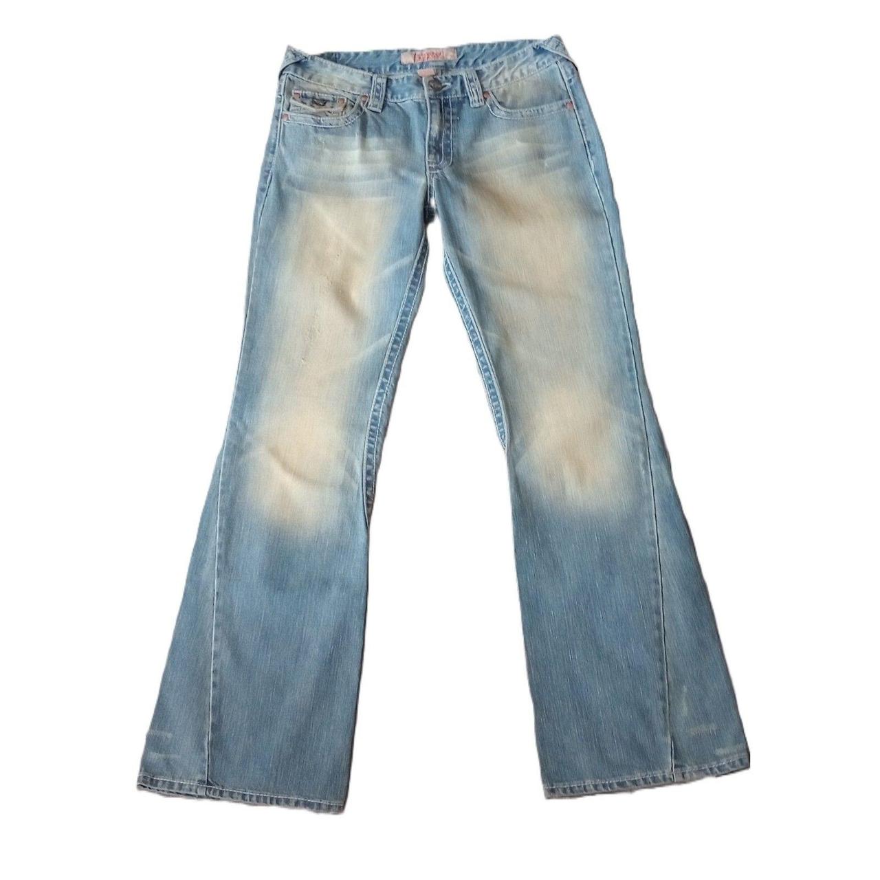 Source Unknown Women's Bootcut/Flare Faded Jeans … - image 1