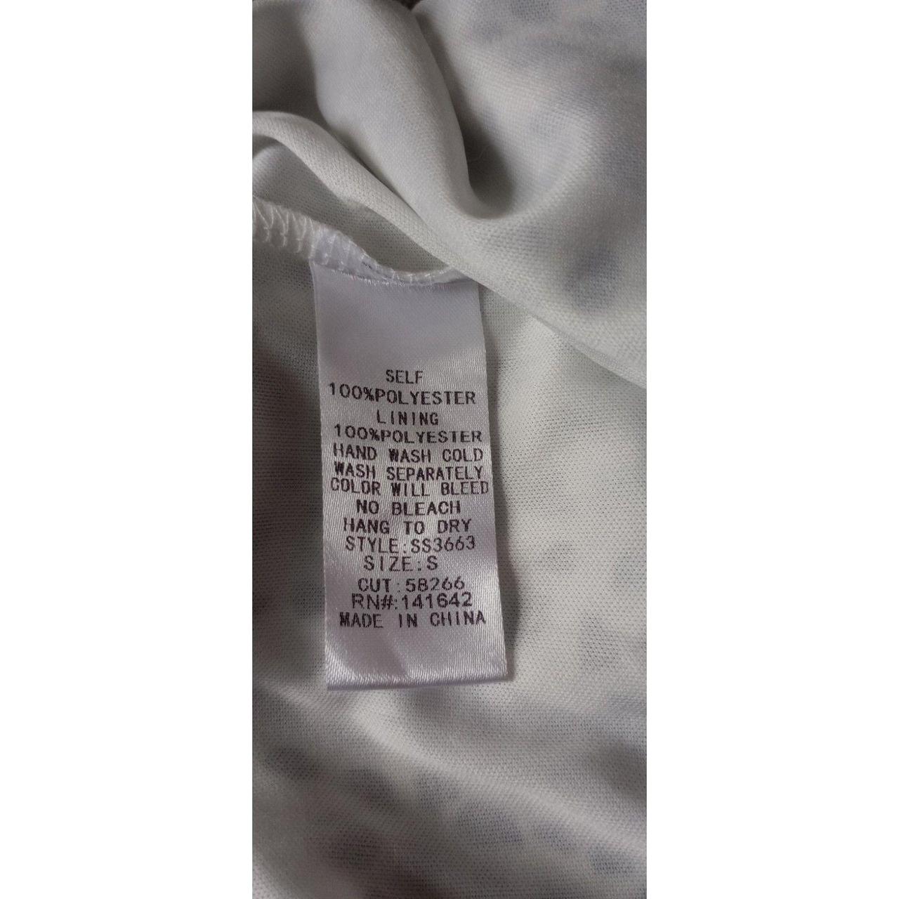 Source Unknown Women's Romper - White/Black - S –… - image 6