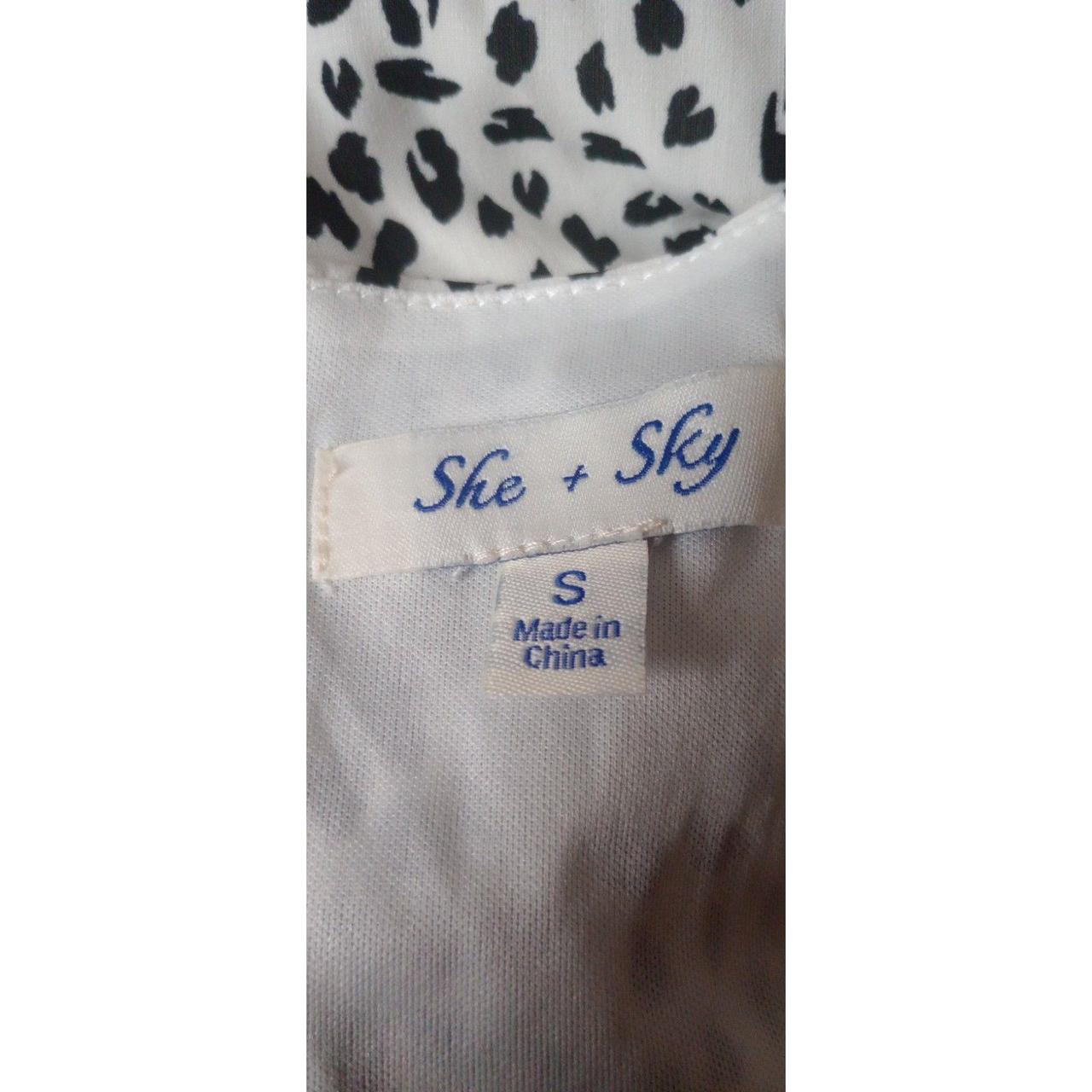 Source Unknown Women's Romper - White/Black - S –… - image 5