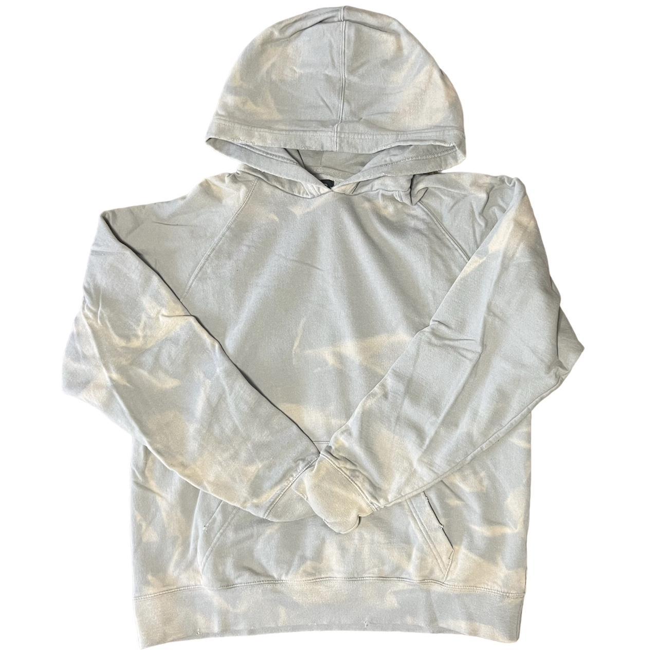 Bleach tie dye grey clearance hoodie