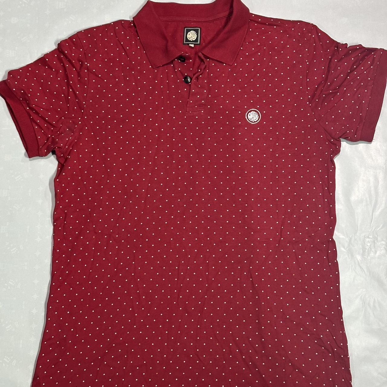 Pretty Green Polo Polka Dot Shirt Mens White Polka Dot Polo Shirt