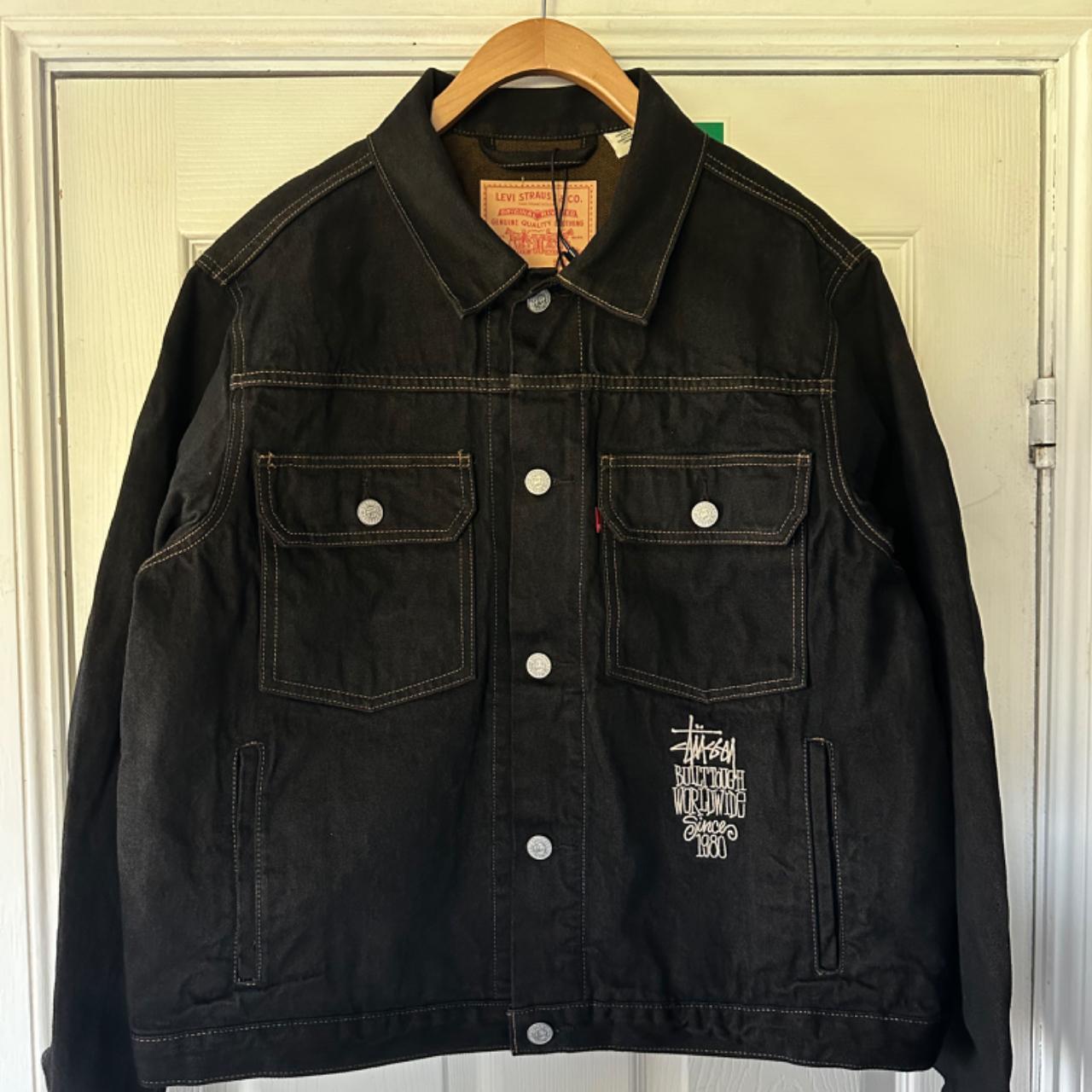 LEVI'S X STUSSY DENIM TRUCKER JACKET Modified | Depop LEVI'S X STUSSY DENIM TRUCKER JACKET Modified | Depop