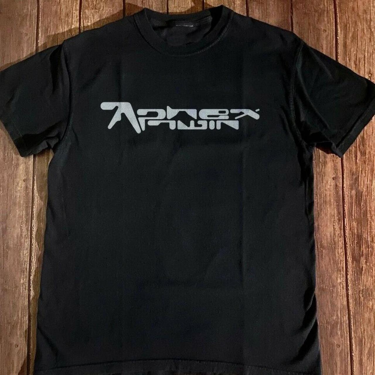 APHEX TWIN new logo black Tshirt Unisex #rare #rock... - Depop