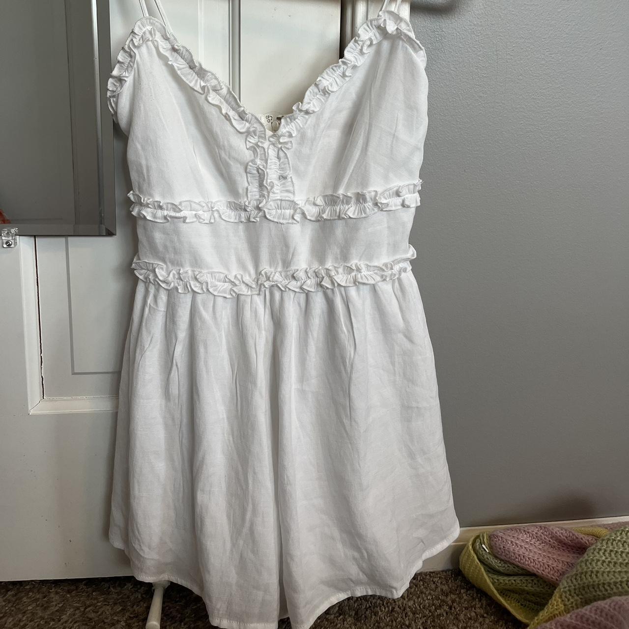 White romper - Depop