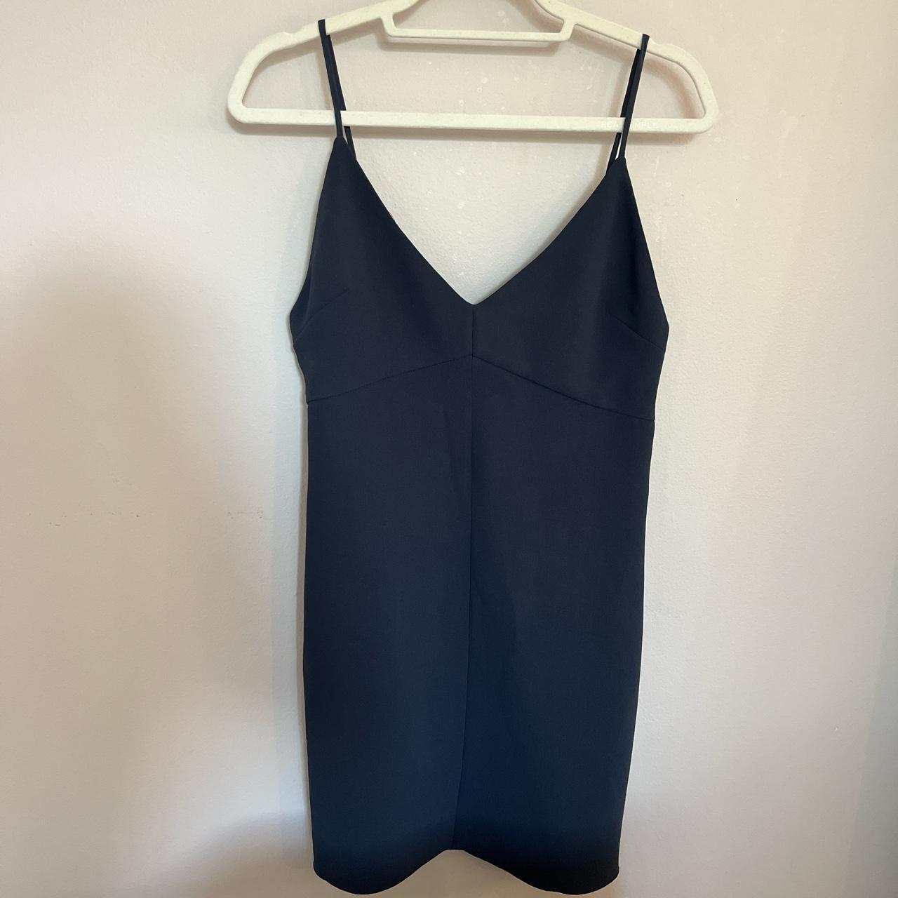 Aritzia Wilfred Free navy mini dress - Depop