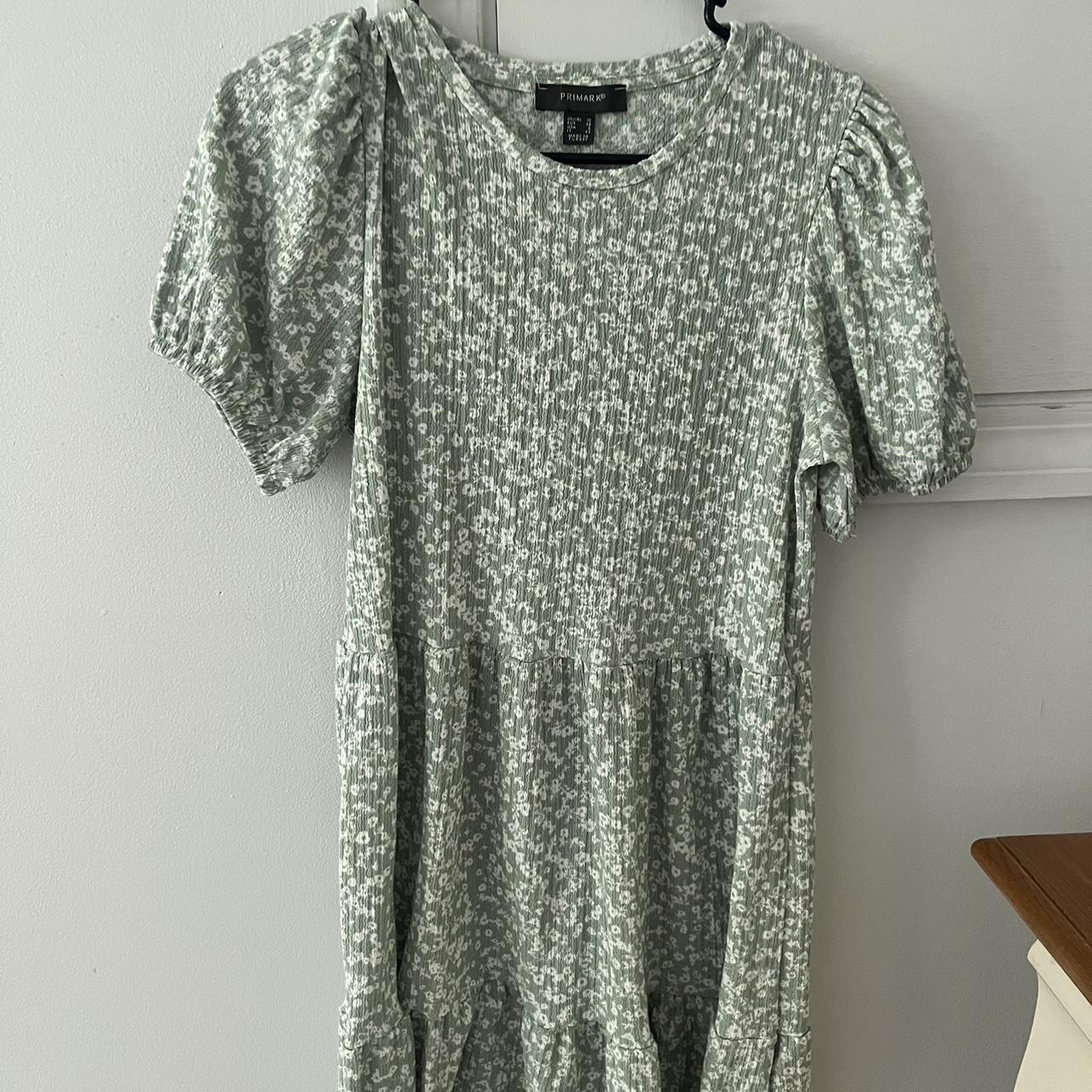 Mini Dress Green Leopard Print Dress Primark Women Green