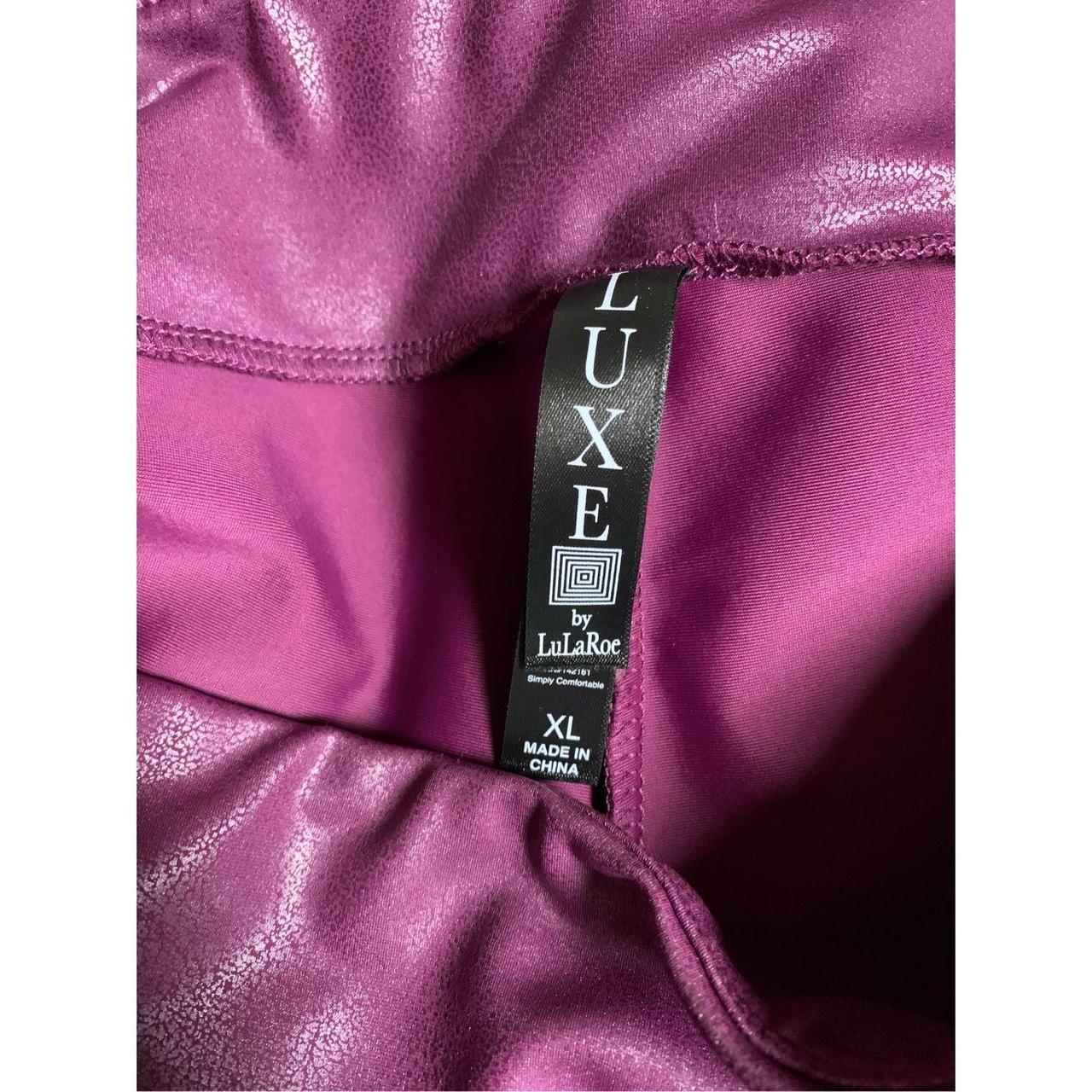 LuLaRoe Luxe. Faux leather leggings. A beautiful - Depop