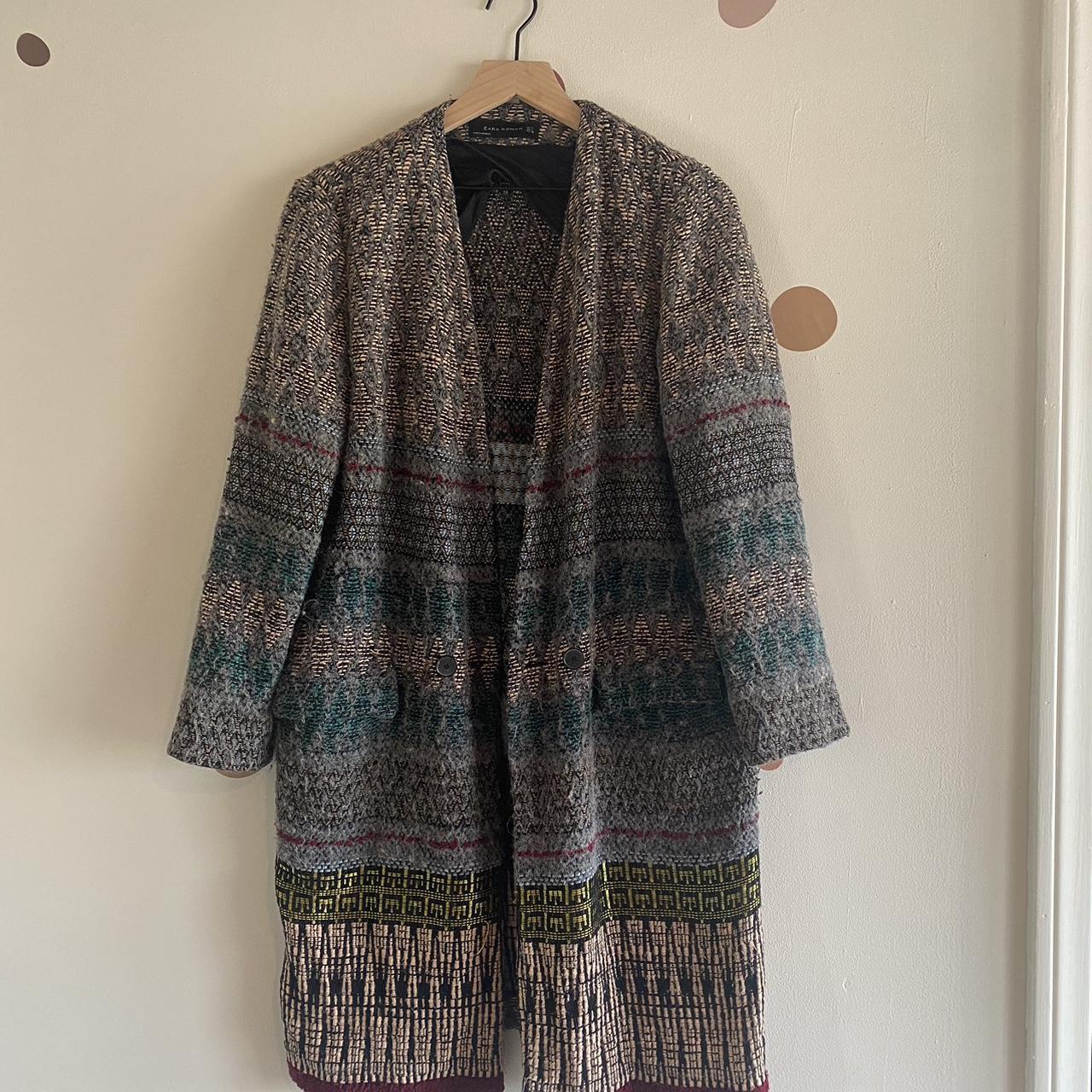 Zara shop multicoloured cardigan