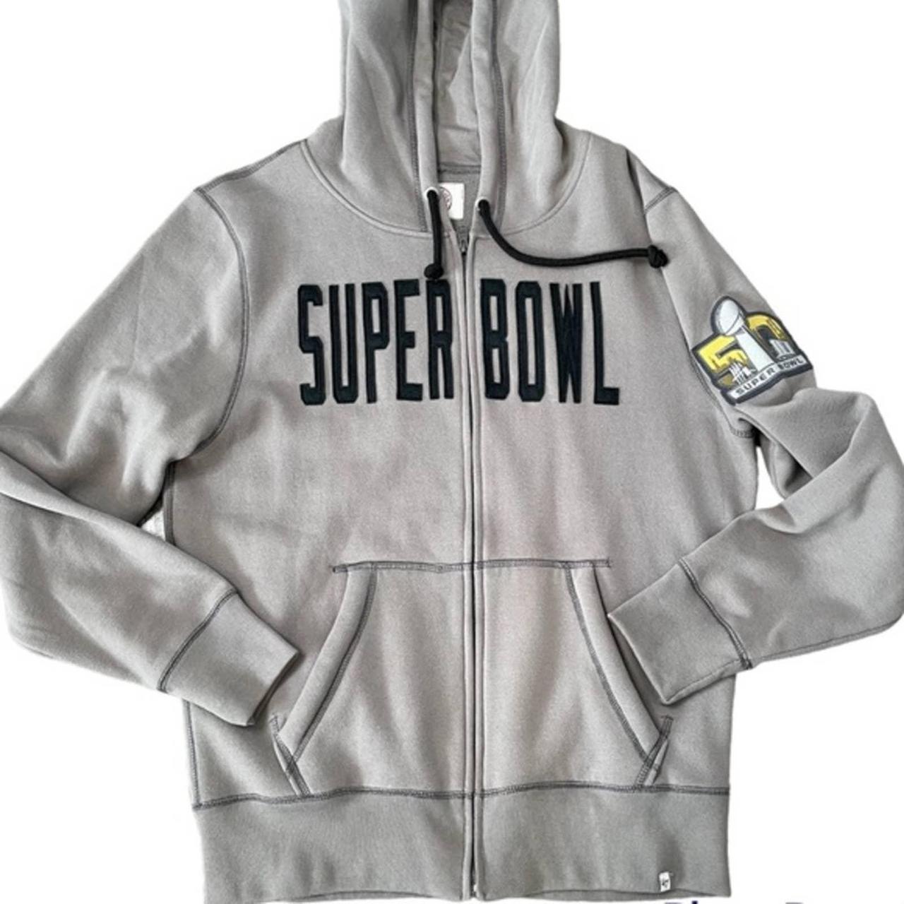 white super bowl hoodie